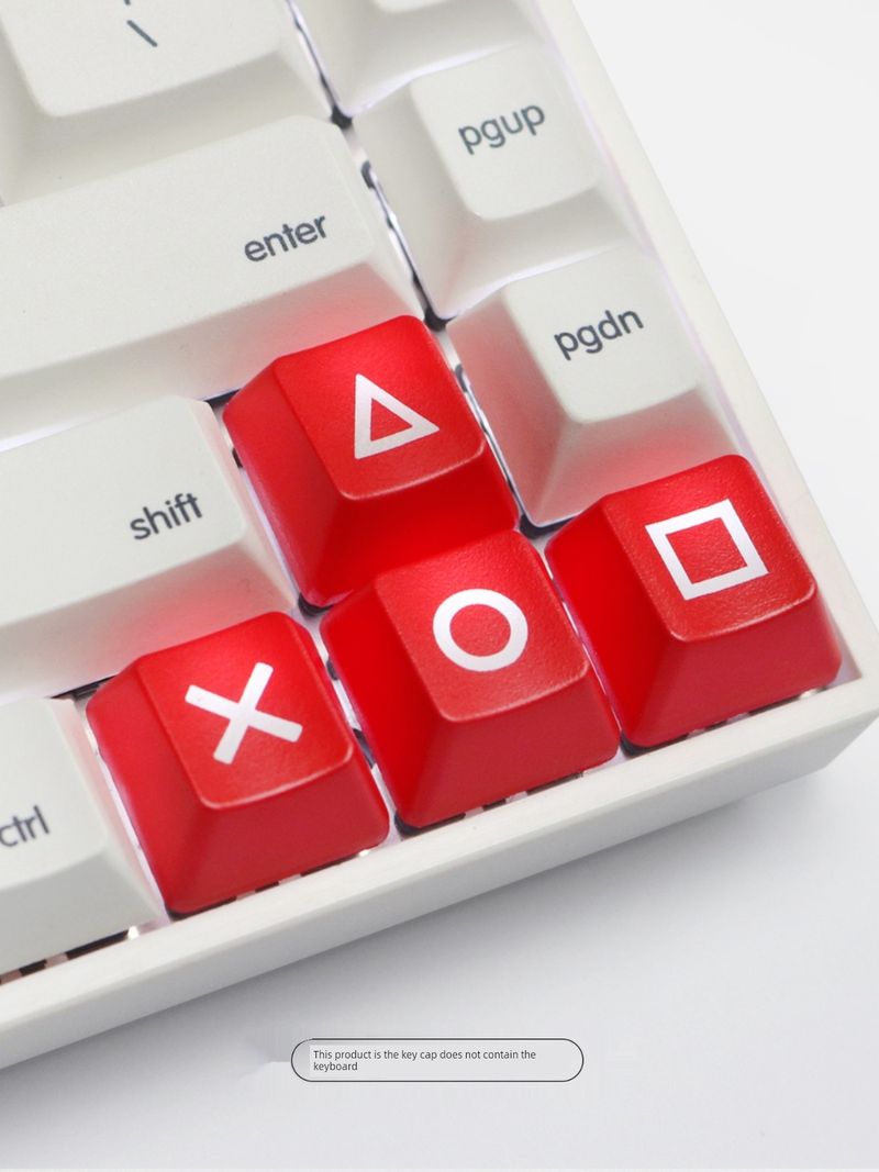 Iewescht, ënnescht, lénks a riets transparent PSP rout a schwaarz Richtungstasten_voghion.com