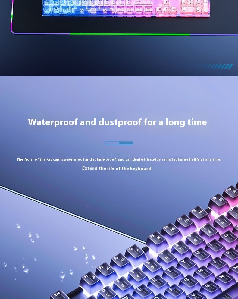 Great Wall 18 Kablolu Klavye Aydınlatmalı Gerçek Robotik Kol Sensörü Lenovo HP Oyun Masaüstü Dizüstü Bilgisayarı İçin_voghion.com