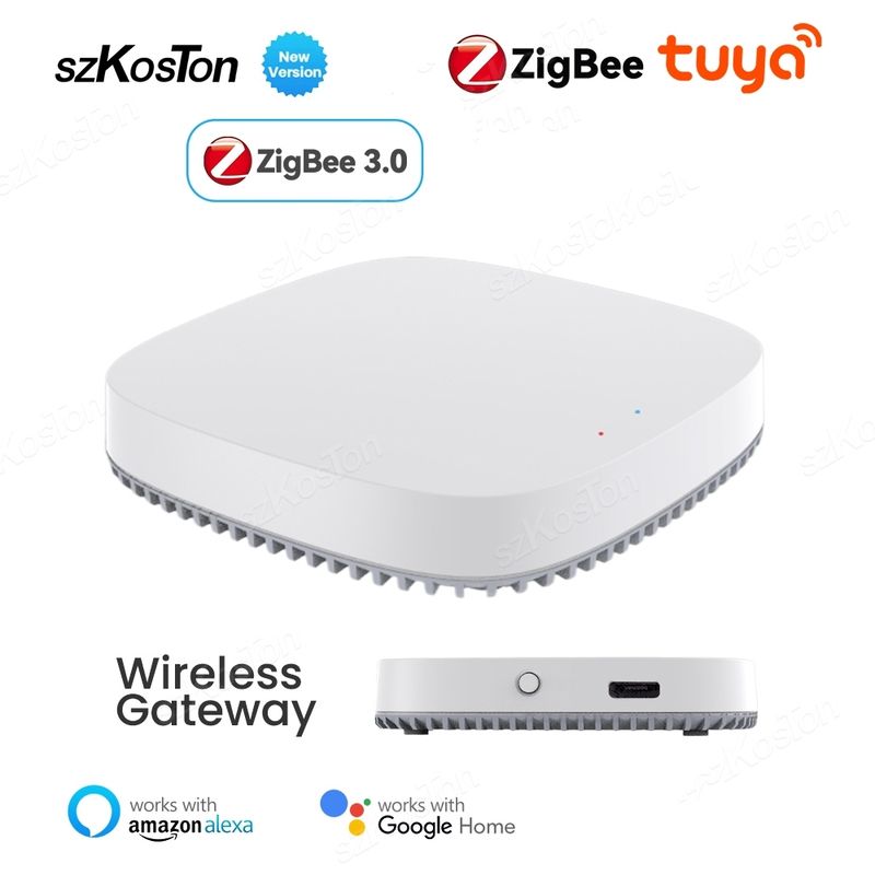 Tuya bežični ZigBee Gateway Hub Bridge APP daljinski upravljač pametni život uređaj za automatizaciju doma radi s Alexom Google_voghion.com