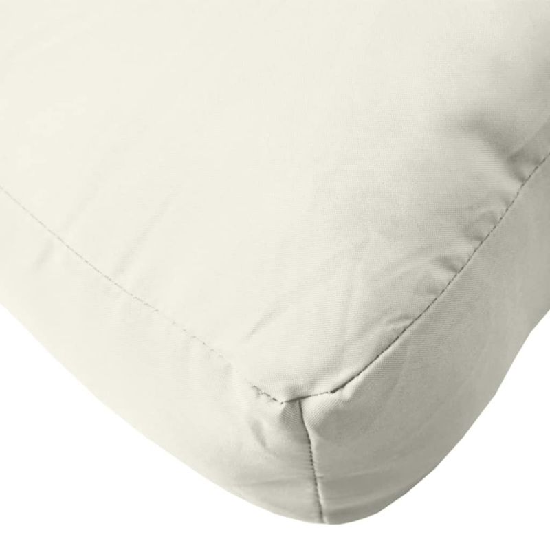 Pallet Cushion Melange Cream 23.6"x23.6"x3.9" Fabric_voghion.com