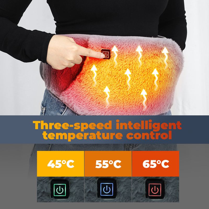 Nieuwe elektrisch verwarmde kan handen, taille en knuffels verwarmen met drie niveaus van temperatuurregeling en elektrische verwarming_voghion.com