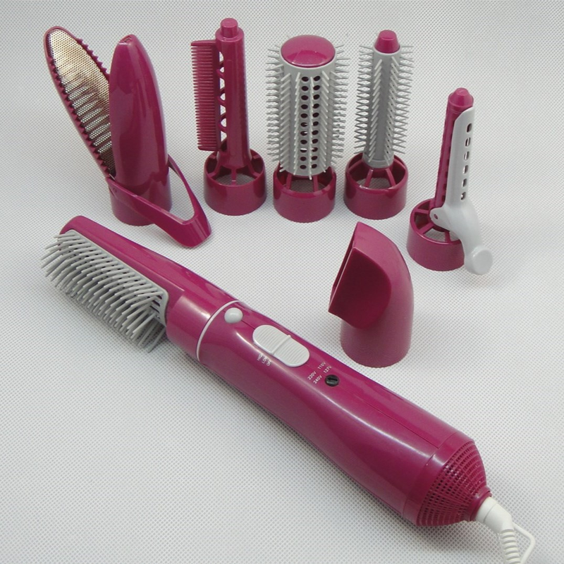 Multi functional dryer comb, high-power straight curling dual-purpose home hair styling tool set_voghion.com