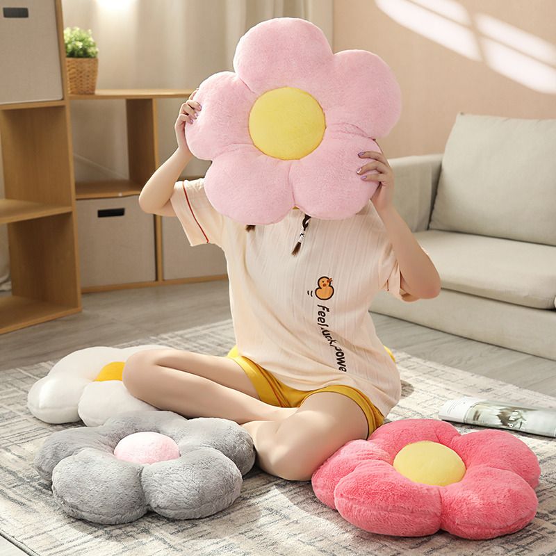 Cuscino floreale, cuscino per sedia da ufficio, tappetino per camera da letto, tappetino tatami_voghion.com