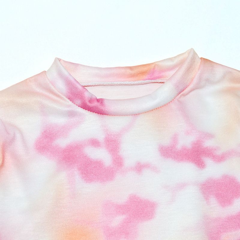 Nowa odzież damska z długim rękawem, kamuflażowa bluza tie-dye, modny garnitur dla rodziców i dzieci_voghion.com