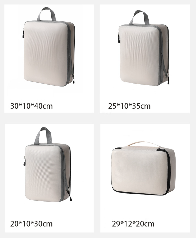 Aufbewahrungstaschen, wasserdichte Reise-Aufbewahrungstasche, Kompressions-Reisetasche, Koffer, dreiteiliges Set, Aufbewahrungstaschen-Set zur Klassifizierung von Kleidung_voghion.com