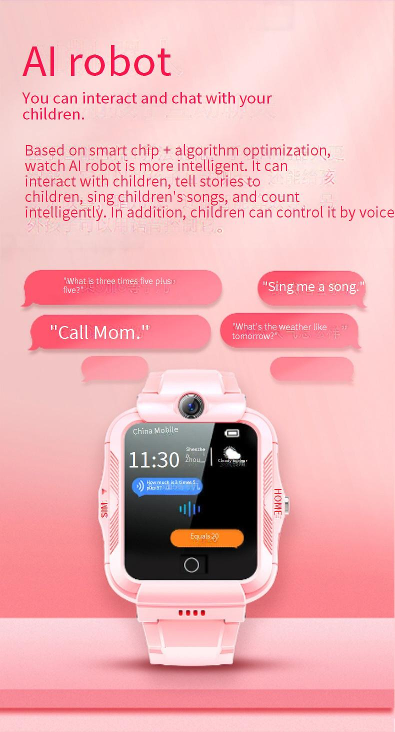 Smart Watches Children's Phone Watch 4g Full Network Smart Phone Watch Payment Video Call Watch_voghion.com