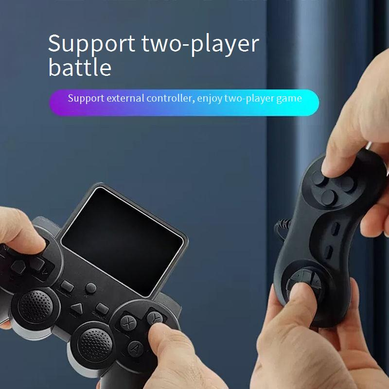 Handheld-Spielekonsole mit 2,4-Zoll-HD-Bildschirm und 520 klassischen FC-Spielen, Retro-Mini-Spielgerät für Kinder, tragbarer RPG-Abenteuer-Player mit AV-Ausgang_voghion.com