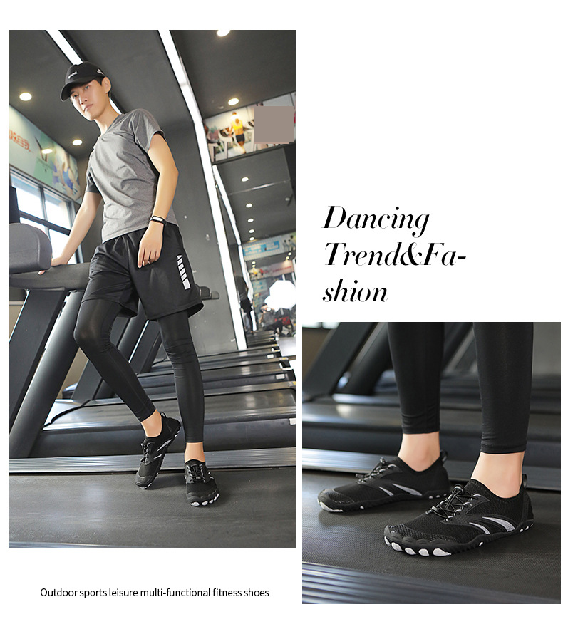 Lightweight Breathable Gym Shoes For Men And Women - Non-Slip Yoga Sneakers With Cushioned Sole For Squats, Deadlifts & Jump Rope_voghion.com