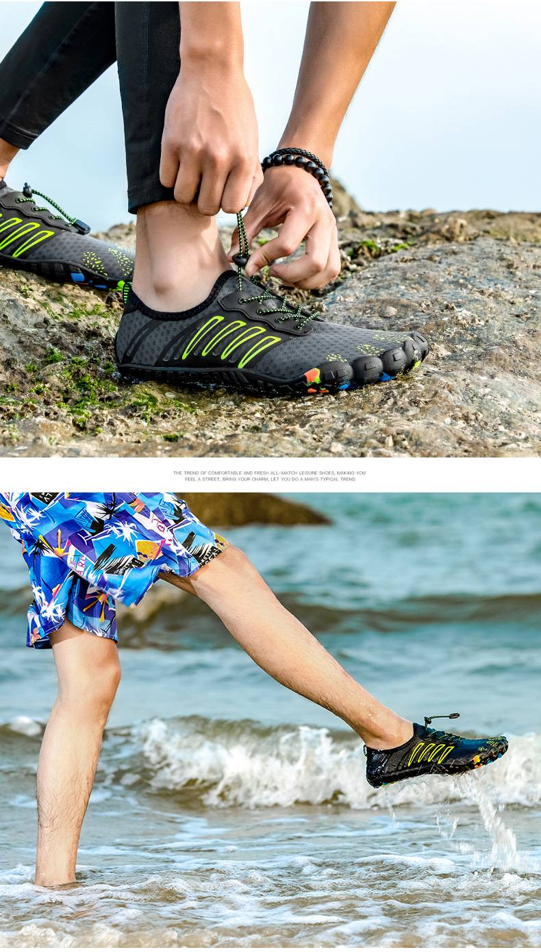 Unisex Quick-Dry Water Shoes – Lightweight Barefoot Aqua Shoes With Anti-Slip Sole For Beach, Swimming, Hiking & Outdoor Adventures_voghion.com