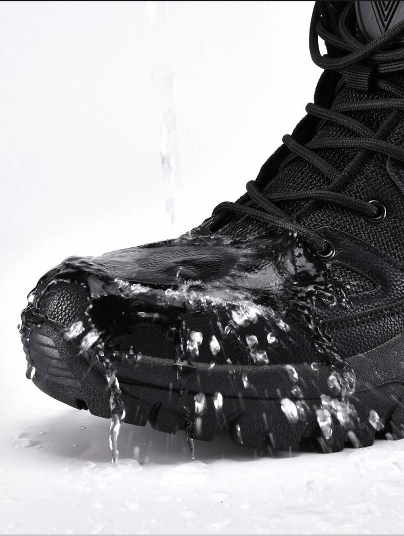「XGXC」2024 New Winter Snow Boots, Fleece-lined High-top, Versatile Outdoor Hiking Cotton-padded Boots, Large Size Couples_voghion.com