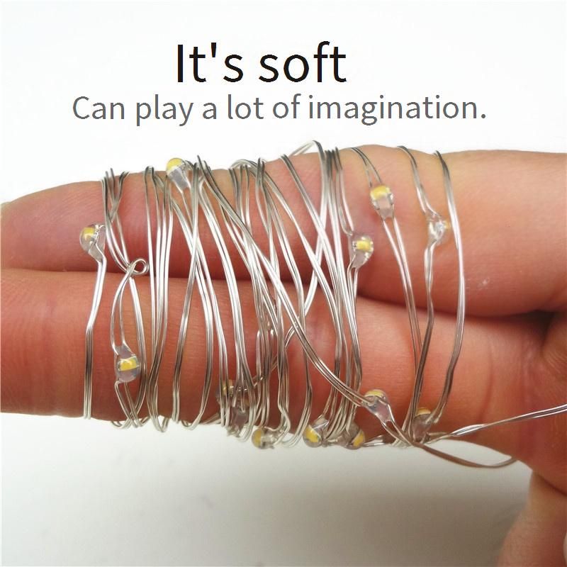 Decorative LED Fairy Lights - Battery Operated Copper Wire String Lights For Room, Party & Holiday Decor (Multiple Colors & Lengths)_voghion.com