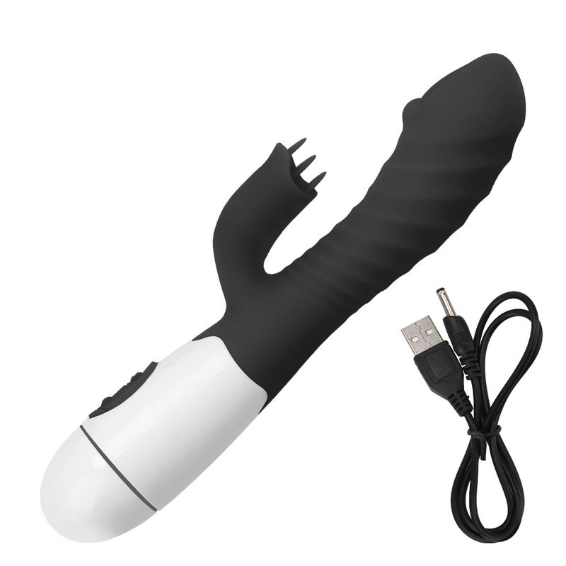 Stimulator G-Punkt Klitoris Kaninchen Vibrator Nippel Anus Massage 30 Frequenz Zunge Lecken Vibrator_voghion.com