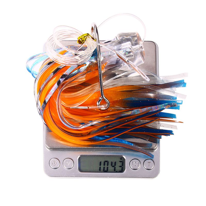 Trolling Soft 6 Colors 9inch Acrylic Octopus Bionic Boat Sea Fishing Lure Tuna Bait_voghion.com