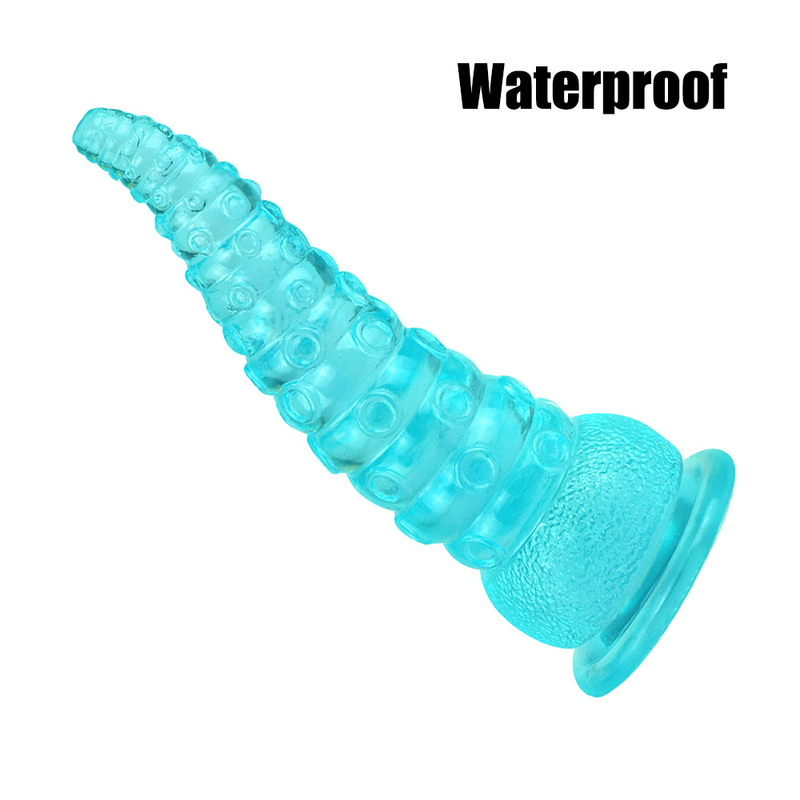 Plug anale oversize imitazione polpo Ttacle vibratori stimolano e ano enorme e morbido dilatatore anale sesso_voghion.com