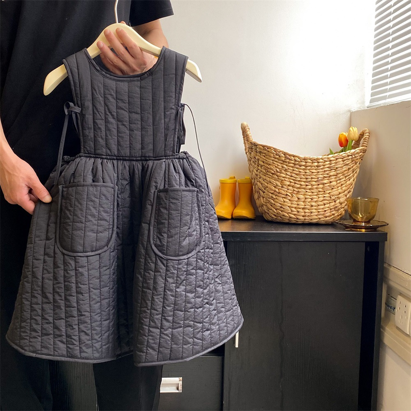 Sen – robe de princesse sans manches pour filles, gilet de noël à la mode, nouvelle collection automne/hiver 2023_voghion.com