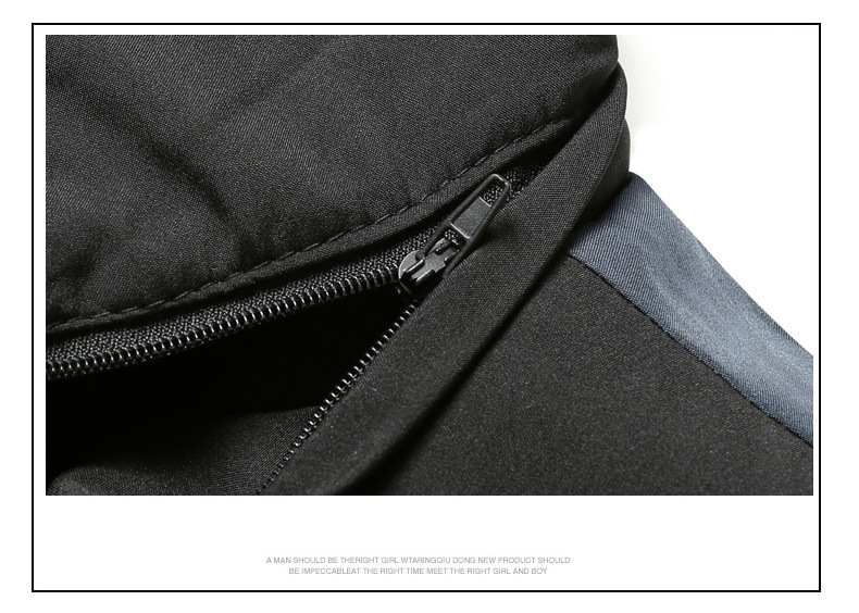 Herrenmantel Herbst und Winter plus Fleece große Größen Baumwollgefütterte Jacke Herren Farbkontrastjacke Winddichter Anzug_voghion.com