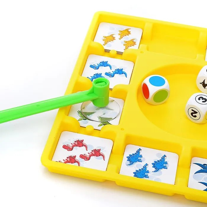 Jeu de société Dinosaure avec ventouses, jeu multijoueur interactif pour enfants, jeu d'éducation précoce, jouet de table de fête d'intérieur_voghion.com