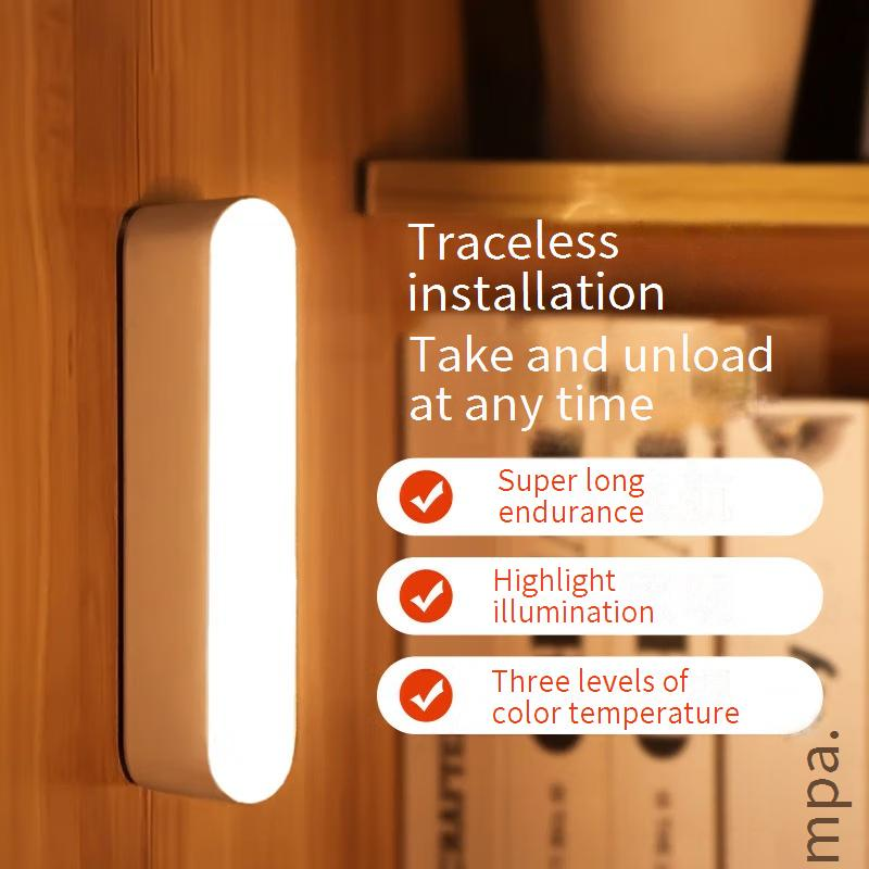 Lampada da scrivania ricaricabile per la cura degli occhi - Mini luce di lettura magnetica (temperatura, dimmerazione continua, ricarica USB-C, durata della batteria di 10 ore, camera da letto/studio/dormitorio)_voghion.com