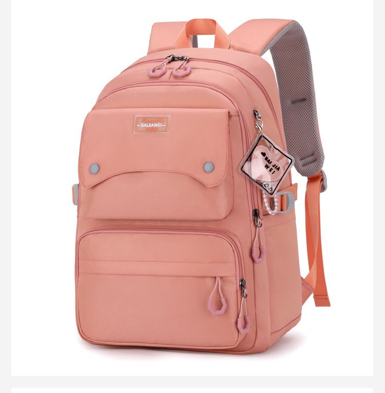 Schülerrucksack, Schultasche für Mädchen, Mittelschüler, Gymnasiasten, große Kapazität, Grundschule der dritten bis fünften oder sechsten Klasse_voghion.com