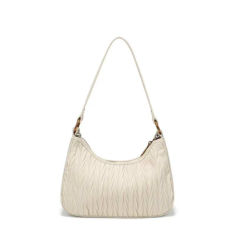 YXYHYC W Designer High Quality Luxury New Female Autumn Pleated Chain Small Square Trendy Casual Crossbody Versatile_voghion.com