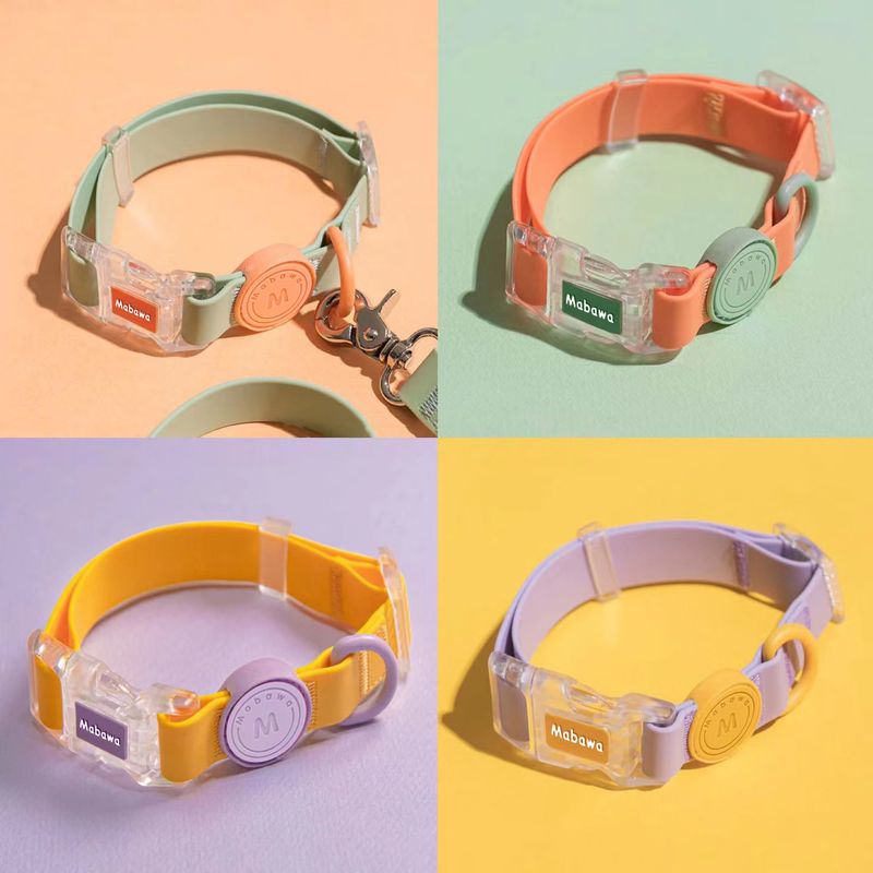 Wasserdichtes Halsband für kleine Hunde, große Hunde, mittelgroße Hunde, französische Bulldogge, Teddy, Corgi_voghion.com