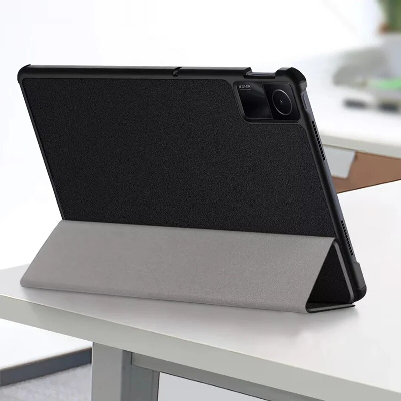 IUYU Capa Xiaomi Redmi SE 11" 2023 Capa protetora de couro magnético para tablet para RedMi Pad Se 11 polegadas Suporte_voghion.com
