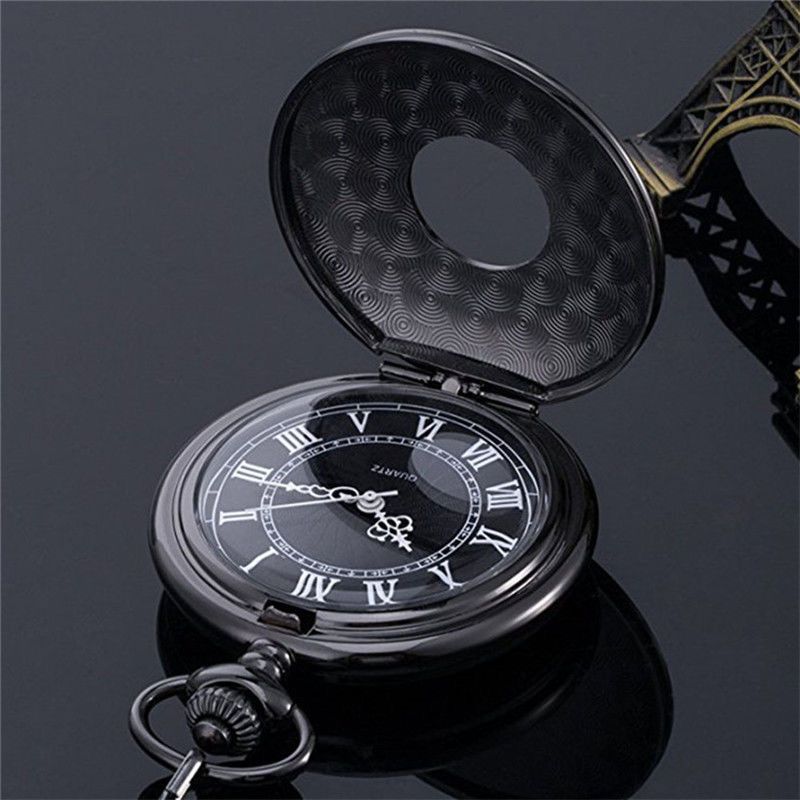 Vintage Pocket Watch Three-dimensional Relief Double Display Quartz Watch Men And Women Couples Decorated Pointer Necklace Watch_voghion.com