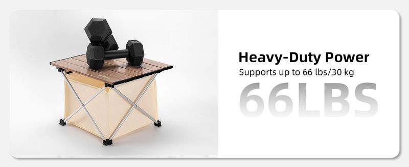 Stół kempingowy Qunature składany z workiem 600D stół piknikowy do 15 kg_voghion.com