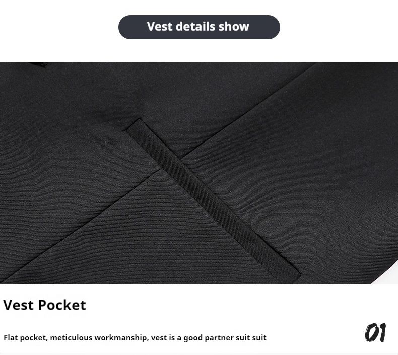 Männeraarbecht, koreanesch Versioun fir e schlanke Gruppenkostüm, Geschäftskleed, Hierscht a Wanter_voghion.com