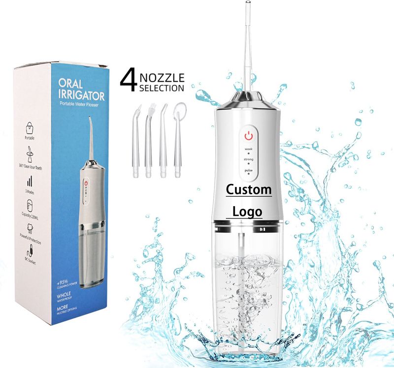 Munddusche IPX7 Wasserdicht Tragbare Elektrische Zahnaufhellung Ausrüstung Home Reise Zahnseide Wasser Flosser_voghion.com