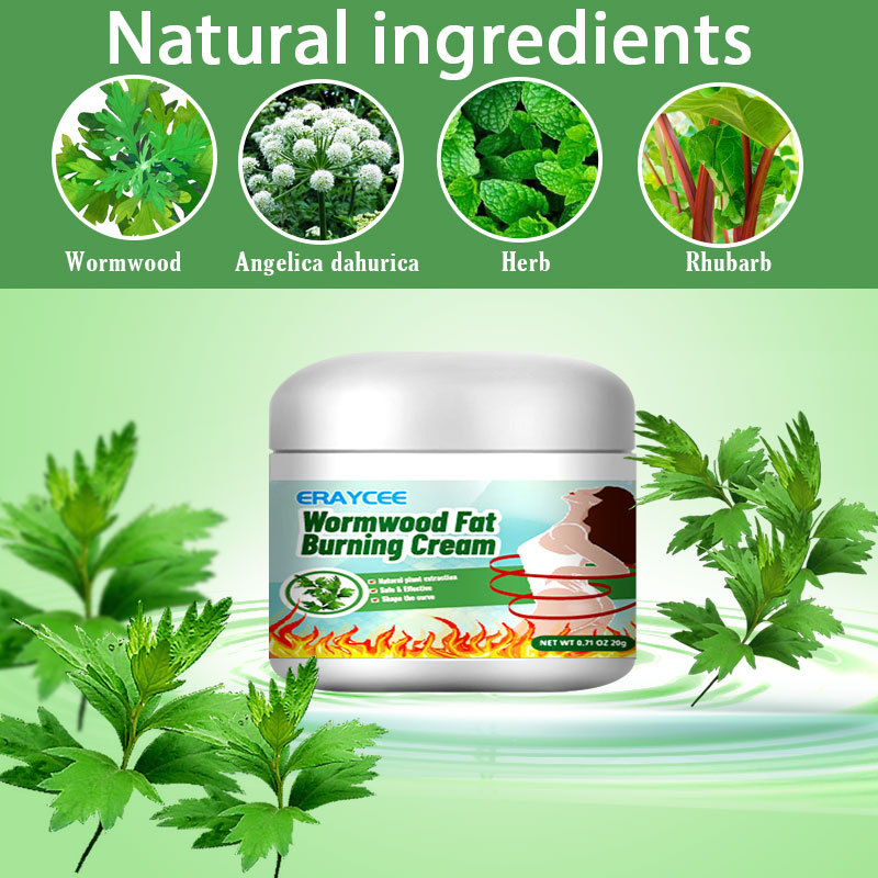 Artemisia E Burning Grass Crema Dimagrante Massaggio per Calore, Contrazione Addominale, Rassodante Idratante B_voghion.com