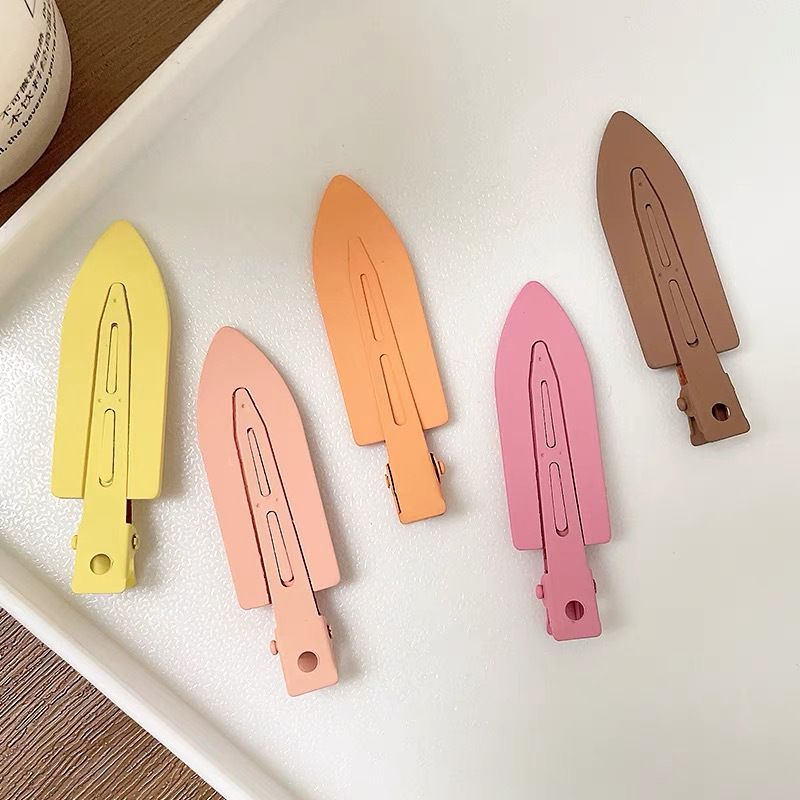 2 komplekti kreemjas meigitüdruku südamekommi värvi õmblusteta juuksetuka klambrid, küljeklambrid_voghion.com