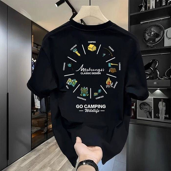 2024 Camiseta masculina de alta qualidade com gola redonda e manga curta_voghion.com