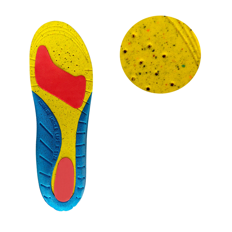 Basketball fotball Honeycomb Pustende EVA innleggssåler absorberer svette og støt_voghion.com