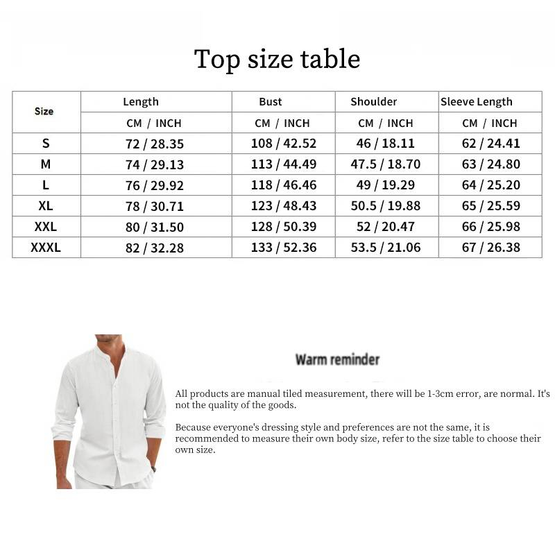 Camicia hawaiana a maniche lunghe, semplice, casual, in lino, traspirante, da uomo, estiva, con pantaloncini da spiaggia._voghion.com