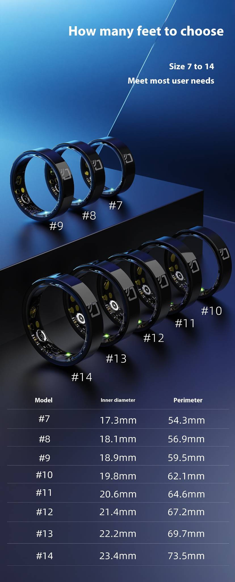 R20 Ceramic Smart Ring With NFC - 24/7 Heart Rate, Blood Oxygen, Sleep & Activity Tracker (Waterproof, Health Monitoring Wearable)_voghion.com