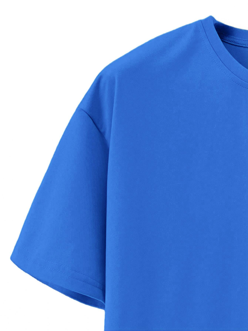 Completo estivo da uomo a maniche corte e pantaloncini da 5 pollici - Miscela di cotone modal leggero per la palestra_voghion.com
