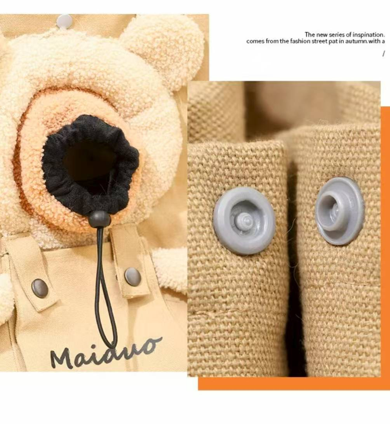 Cat Out Portable Pet Outcrop Bag Small Canvas Bag Shoulder Bag Breathable_voghion.com