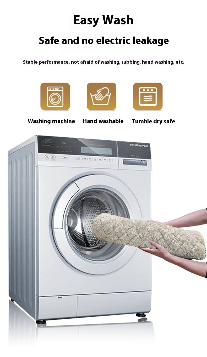 Warmth Heated Floor Mat – Portable 3-Level Heating Pad For Home & Office (48x48cm, Cotton Fabric, Battery Powered)_voghion.com