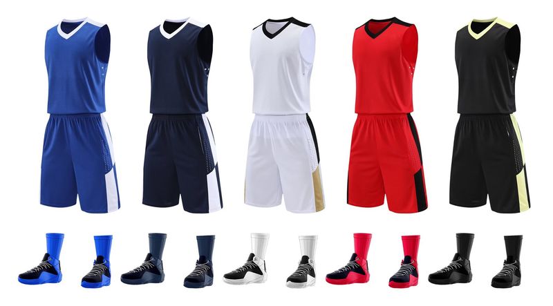 Village Super Aerican Suit Sæt Trykt Herre College Student Basketball Shirt Trænings Tank Top Copetition Tea_voghion.com