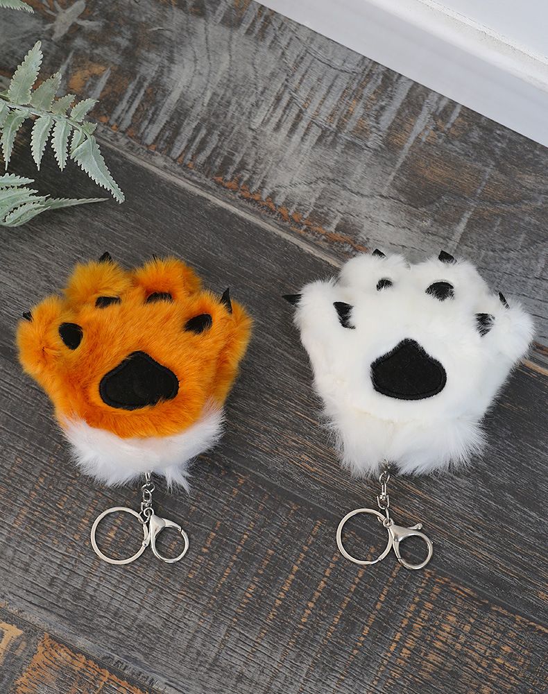 Tigerpfote Plüschtier Niedliche Tigerschwanz-Anhängerpuppe Chinesisches Sternzeichen Puppe Kindergeschenk_voghion.com