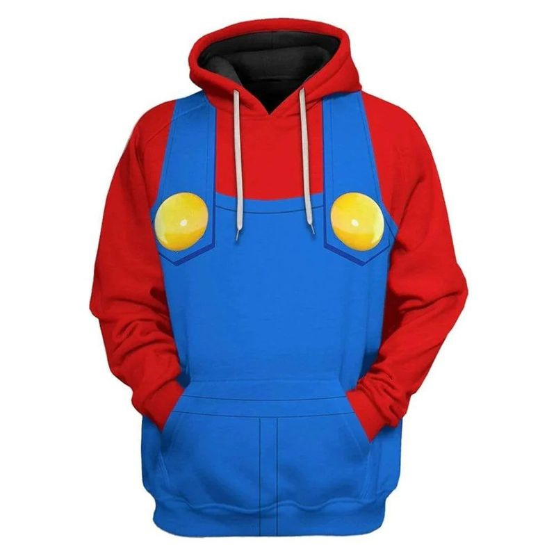 Felpa con cappuccio autunno e inverno personalizzata con stampa digitale 3D, felpa con cappuccio da uomo per giochi di ruolo, felpa con cappuccio casual divertente da uomo_voghion.com