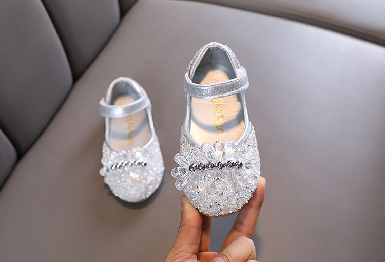Scarpe da ballo per bambina, bambina, principessa, con diamanti, singole, per spettacoli di danza, per bambini grandi_voghion.com