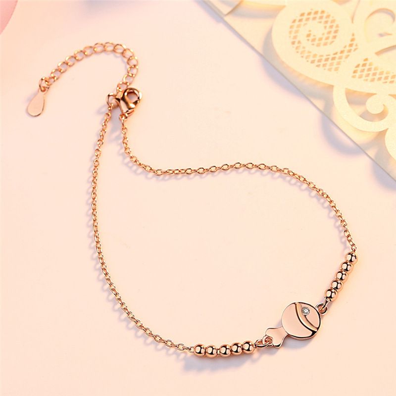 Kleine Frauen Fisch Sie zusammen weibliche koreanische Version Mode Fußkettchen Geschenk für beste Freundin Stud Freundin Geburtstag_voghion.com