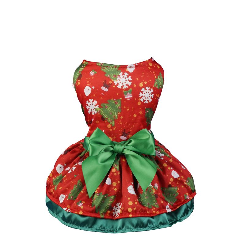 Supplies Dog Personalized Christmas Style Party Dress Up Pet Clothes_voghion.com