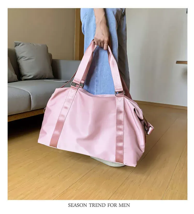 Fitness-Handy-Yoga-Tasche für Frauen mit Nass- und Trockentrennung, wasserdicht, großes Fassungsvermögen, Reisetasche für Kurztrips_voghion.com