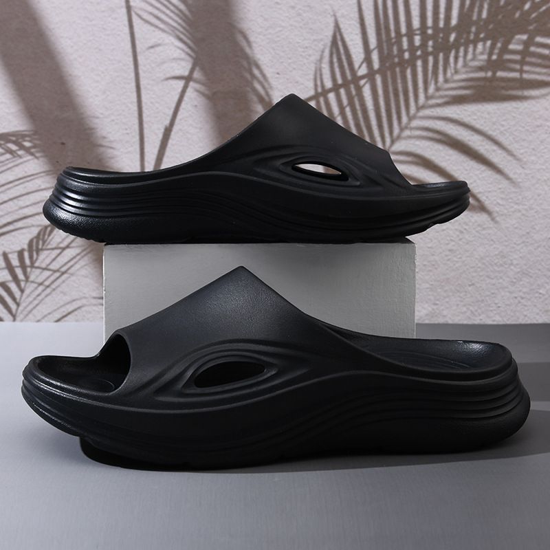 Pantofole estive da uomo con suola spessa, versatili, resistenti all'usura, con piedini antiscivolo in EVA e inodori, di alta qualità e alla moda._voghion.com