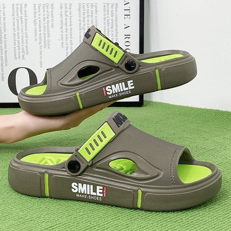 New Men's Coconut Summer Slippers For Driving And Working, Non Slip, Casual Beach, Large Size Sports Sandals_voghion.com
