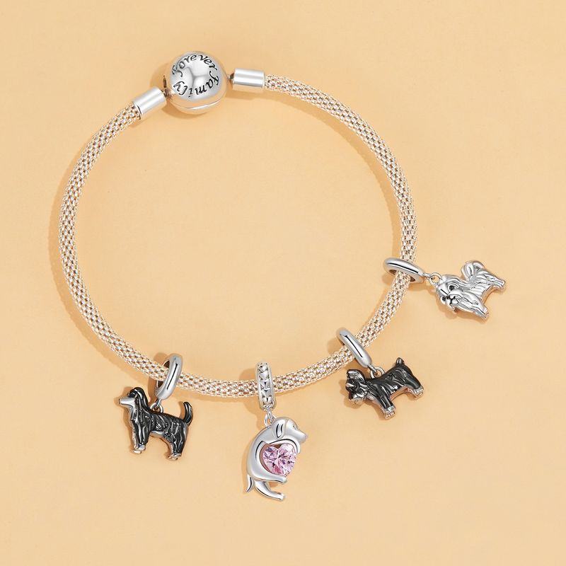 Shih Tzu Pendant Charm Sterling Silver Charm_voghion.com