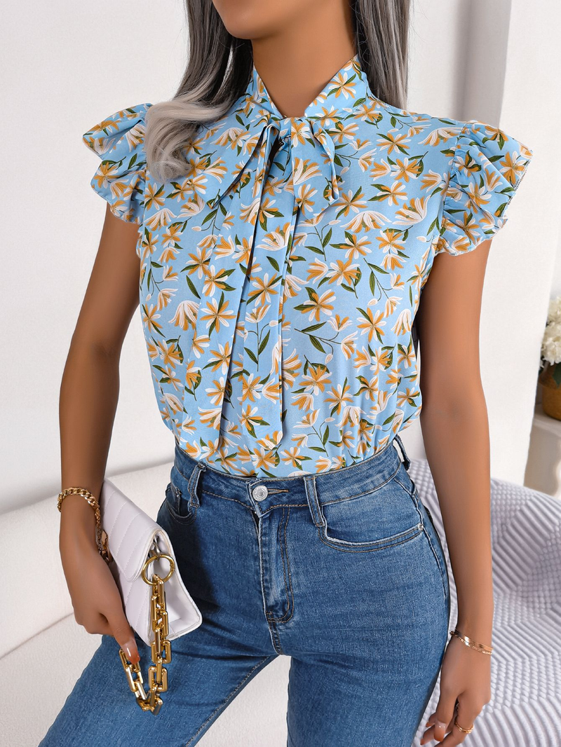 Dames Tops Trendy Grafische Workout Tops Plus Size Korte Mouw Y2K Tops Chiffon Zomer Blouses Flowy Shirts Party Tuniek_voghion.com